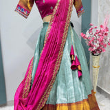 Exclusive Premium Kanjivaram Silk Lehenga