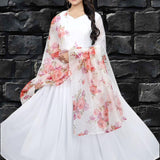 White Stunning Anarkali Gown