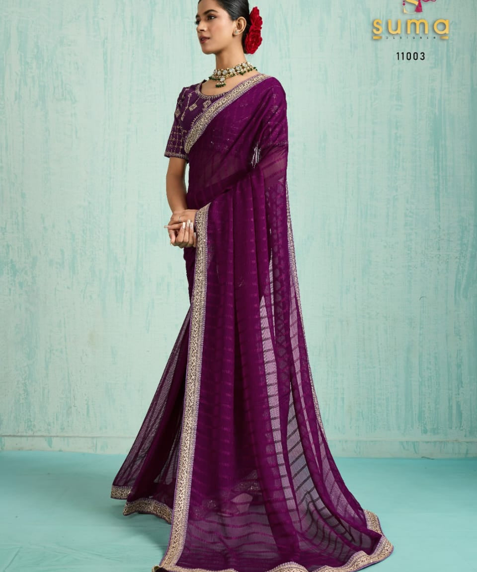 Beautiful Chiffon Saree Collection