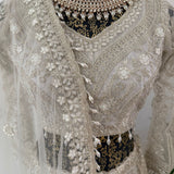 Ivory Moonlight Bridal Lehenga - Unstich, Size M