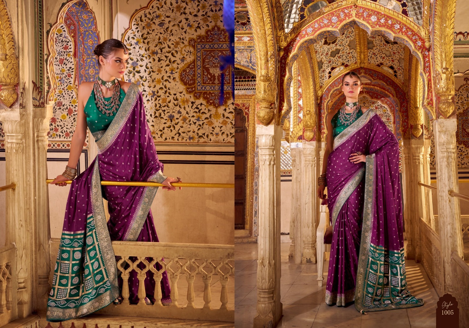 Vaishnavi Designer Satin Silk Saree