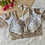 Beautiful Wedding Peacock Blouse