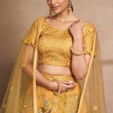 Organza Net Lehenga Choli