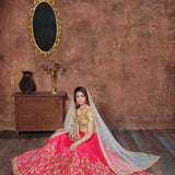 Trendy silk lahenga choli