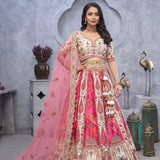 Bridesmaid Banarasi Silk Lehenga