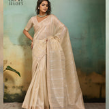 Flex Tissue Linen Blend Saree