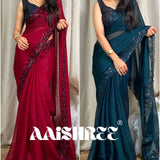 Stunning Beautiful chiffon saree