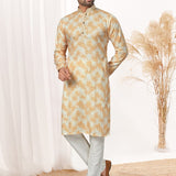 Men's Wedding Art Silk Kurta