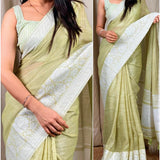 LINEN COTTON SAREE