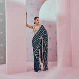 NEW TRENDING PRINTED SEQUENCE SAREE