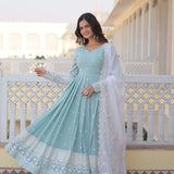 Sky Collection Of Beautifull Anarkali