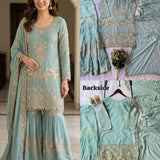 Classic Designer Embroidered Suit