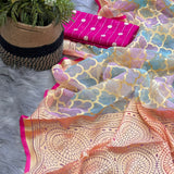 Pure  Organza braso silk saree