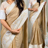 LINEN COTTON SAREE