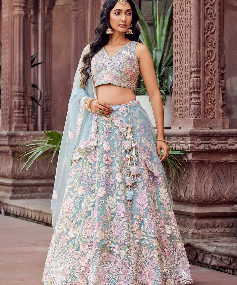 Glorious Wedding Embroidered Lehenga