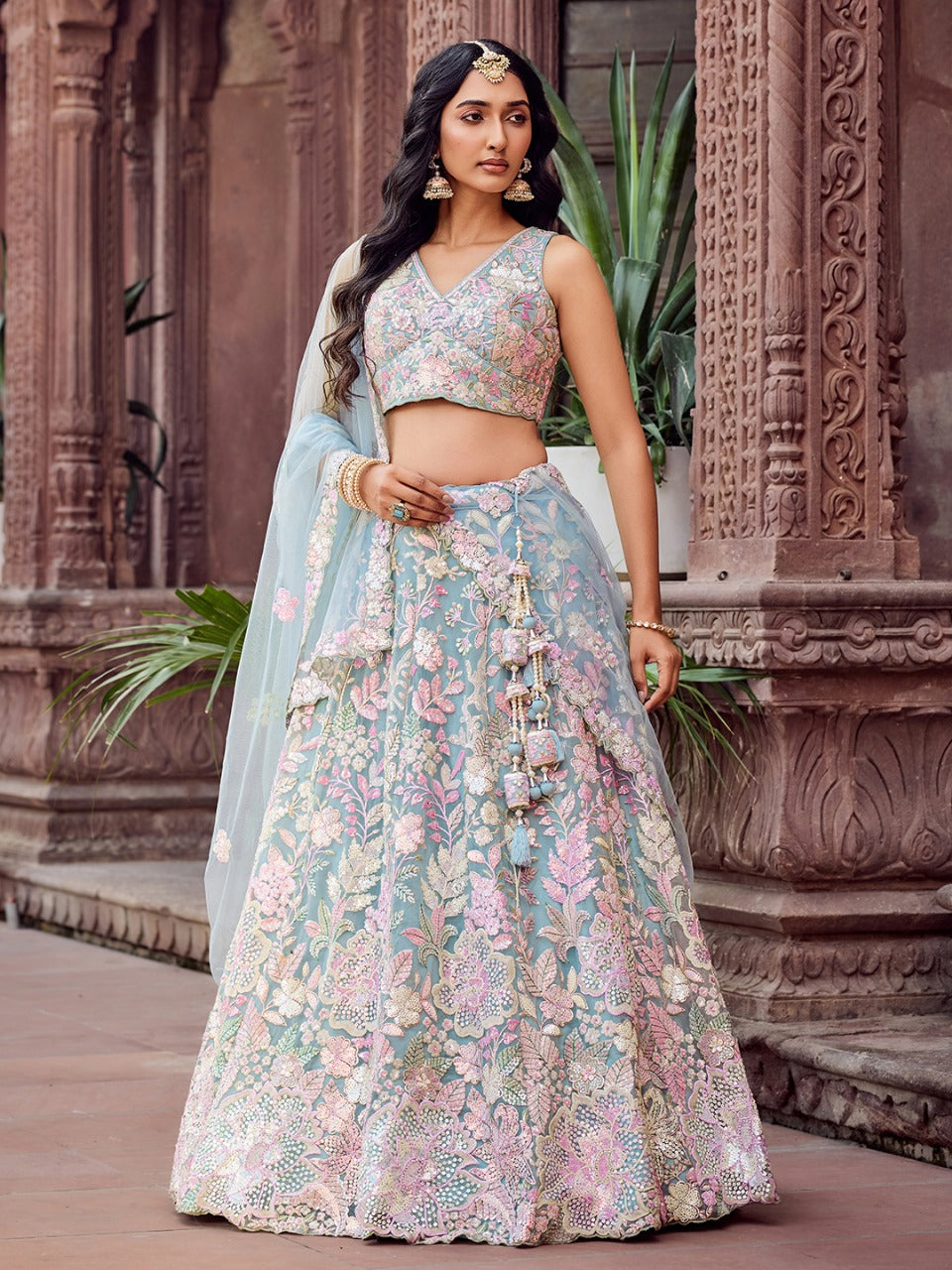Glorious Wedding Embroidered Lehenga