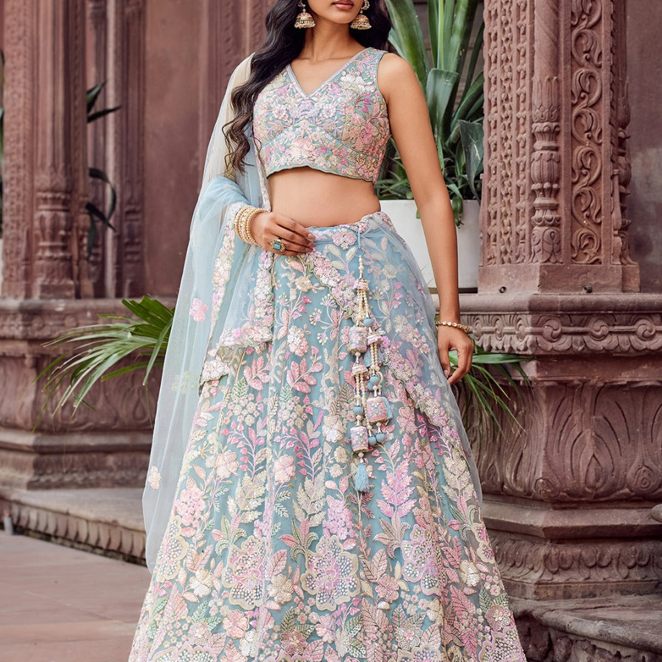 Glorious Wedding Embroidered Lehenga