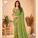 Georgette simple saree collection