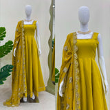 Bollywood Style Silk Anarkali Gown