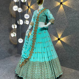 Embroidered Attractive Party Wear Silk Lehenga choli