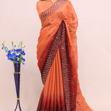 Premium  Mirror Work Saree