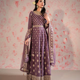 Heavy Chinon Silk Anarkali Gown