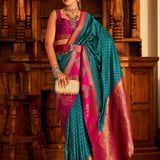 Soft Banarasi Paithani Silk Saree