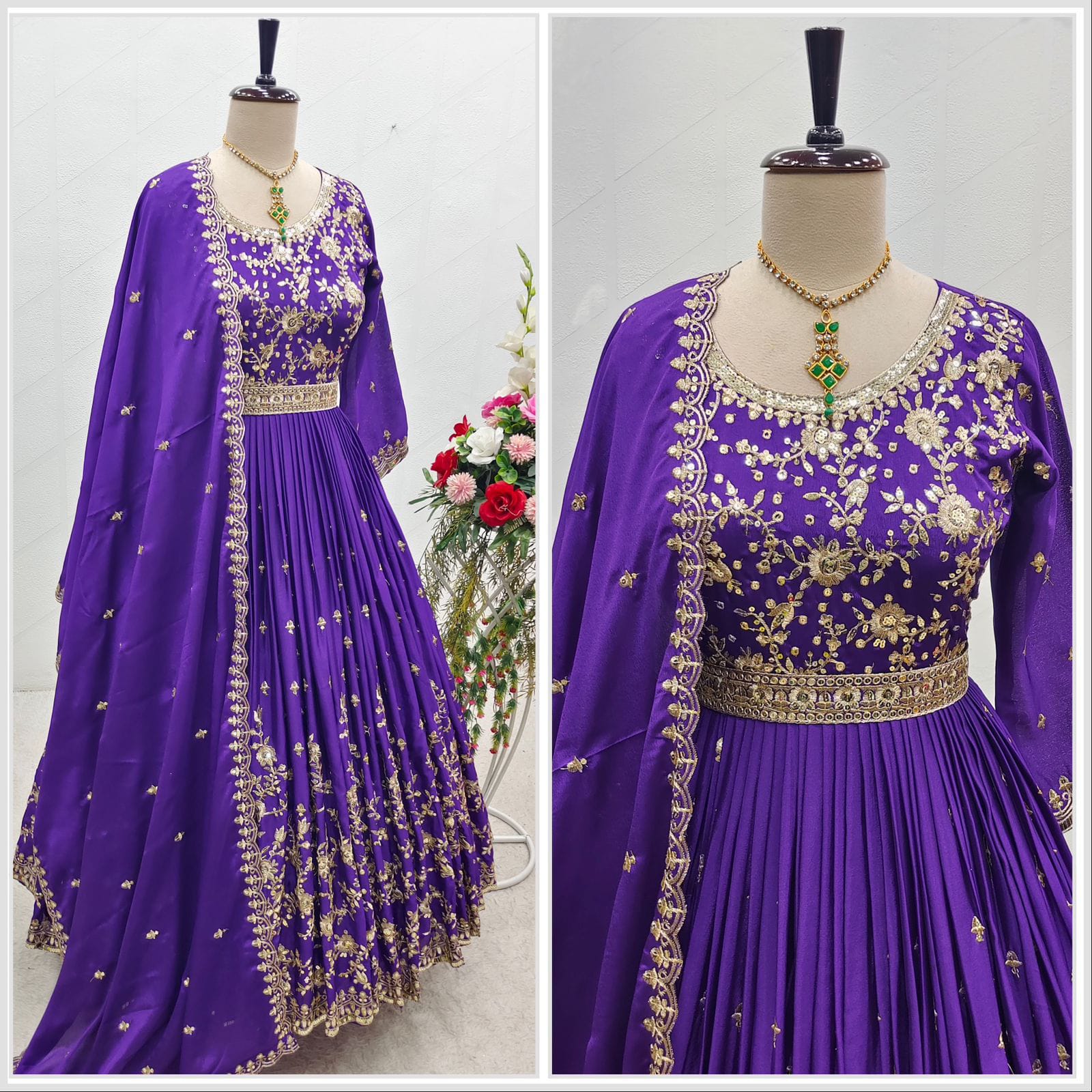 Partylook Designer Anarkali Gown Collection