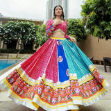 PRESENTING NEW DESIGNER PRINTED LAHENGA CHOLI