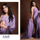 Trendy Swarovski Partywear Saree Collection