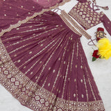 Heavy Faux Georgette Lehenga Choli