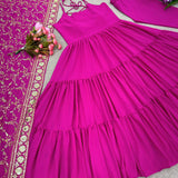 Presenting New Anarkali Faux Georgette Gown