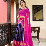 Akshara Paithani Cotton Silk Lehenga