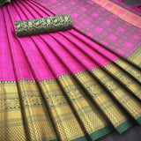 Launching mercerised cotton silk Saree