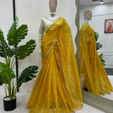 Looking Special Yellow Saree Collection