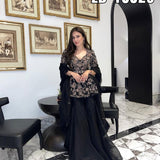 Organza Silk Black Salwar collection