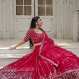 Pretty Collection Of Red Lehenga Choli