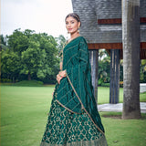 Bridal Viscose Russian Silk Lehenga