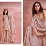 Premium Bridal Sequin Work Sharara Style Salwar Kameez