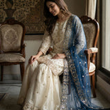 Classical Fandy Embroidered Top Sharara