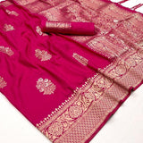 PURE GEORGETTE NYLON HANDLOOM WEAVING SAREE