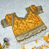 Beautifull Yellow Kids Lehenga Choli