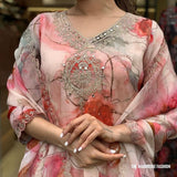 Beautifull Organza Suit Collection