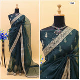 New launching oraganza saree