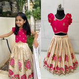 Kalamkari Kids Lahenga Choli