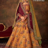 Heavy Wedding Bridal Velevt Lehenga