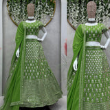 Designer Georgett Lehenga Choli