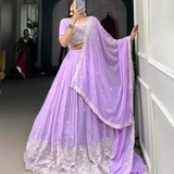 Lavender Bridesmaid Lehenga Choli Collection