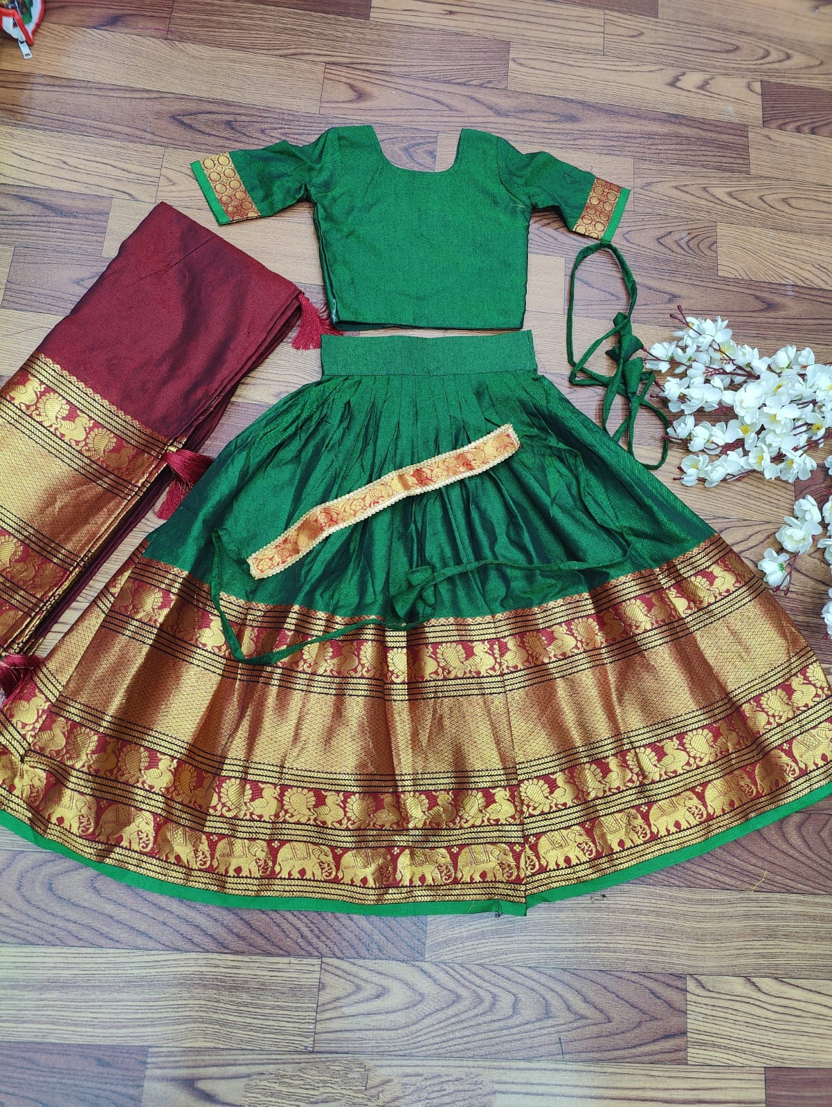 new lauching kids lehenga