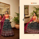 New Exclusive Bridal Gota Patti Embroidered Semi Stitched Lehenga Choli